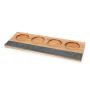 Acacia Wood Wine Flight Board by Twine® | BistroToRestro