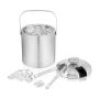 Stainless Steel Ice Bucket with Tongs by True BistroToRestro