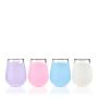 Silicone Wrapped Glasses, Set of 4 by True | BistroToRestro