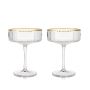 Meridian Coupe Glasses (set of 2) by Viski® | BistroToRestro