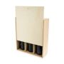 3-Bottle Wood Wine Box by Twine® | BistroToRestro