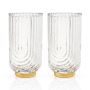 Gatsby Highball Glasses by Viski | BistroToRestro