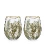 Woodland Stemless Wine Glass by Twine Living® (Set of 2)
