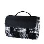 Dine™ Picnic Blanket in Black Plaid by True