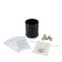 Wood Dice & Faux Leather Dice Cup Drinking Game