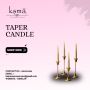 Buy Taper Candles & Holders – Classic, Colored, Beeswax & Mo