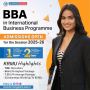 BBA in International Business Admissions Open 2025-26.