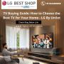 TV Buying Guide: How to Choose the Best TV for Your Home - L