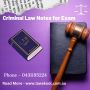 Criminal Law notes for exam