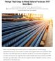 Things That Keep in Mind Before Purchase TMT Steel Bars