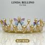 LB Butterfly Crystal Tiara