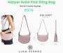 Stylish Harper Solid Pink Sling Bag – Everyday Chic