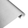 Silver Metallic Brushed Vinyl Wrap Bedrooms Furniture Vinyl 
