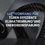  Luftvorhang für Türen Effiziente Klimatrennung und Energiee