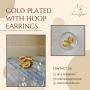 LuxbySteph: Radiate Elegance with Gold-Plated Hoop Earrings