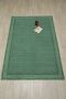 Green Cotton Rug, Floral Cotton Rug, Handmade Living Area Ru