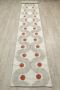Orange Beige Runner Rug Hallway Stair Runner Boho Cotton Rug