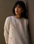 Rakhi Special Gifts :- Floral Linen Kurta Set With Dupatta W