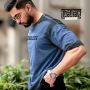 Blue Oversized T Shirt by Maniac – Bold & Relaxed