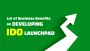 IDO Launchpad Development - a proper investment method