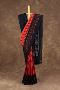 Buy Orange and Black Saree Online | Mavuri’s