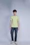 Lawrel-green Crepe Polo T-shirt	
