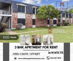 Find 3 BHK House for Rent in Waco, TX