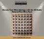 Elevate Your Wine Storage with the 48-Bottle Natural Pine