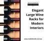 Elegant Large Wine Racks for Modern Interiors Elegant Large Wine Racks for Modern Interiors