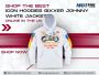 Shop the best Icon Hoodies Gixxer Johnny White Jacket Online