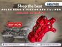 Shop the Best Arlen Ness 6-piston Red Caliper Online in the 