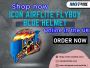 Buy Now Icon Flyboy Blue Helmet Online in the Uk