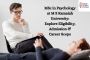 MSc in Psychology at M S Ramaiah University: Explore Eligibi