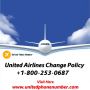 United Airlines Change Policy | Official Number
