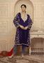 Shop Amal Blue Kashmiri Phiran for Women 