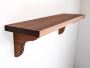 Rustic Charm Meets Function with Wooden Shelf Brackets