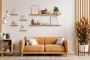 Mahogany Shelf Floating Design for a Sleek Modern Look