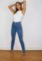 Aqua Blue Skin Fit High Waist Jeans at OffDuty