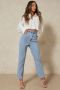 French Blue Straight Leg Mom Jeans at OffDuty