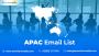 Tap Into APAC Email List with Avention Media List