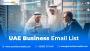 Buy a Verified UAE Email List for Your Business