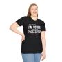 I'm Voting For The Prosecutor Unisex Softstyle Black T-Shirt
