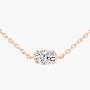 Everline oval solitaire pendant a modern classic of elegance