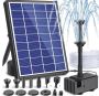 Make Your Garden Better with a Floating Solar Fountain
