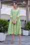Embrace Summer in Light Green Cotton One Piece Dress |