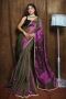 Purple Raga Tissue Saree 