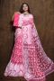 Pink Zari Cotton Jamdani Saree