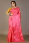  Elegant Dark-Pink Semi-Tussar Silk Saree 