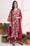 Elegant Burgundy Floral Kurta Palazzo Set 