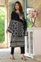 Classic Black Jaipuri Kurta Pant Set 